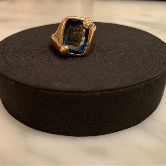 Pomellato Ritratto Topaz & Diamond Ring - Picture 4 of 15